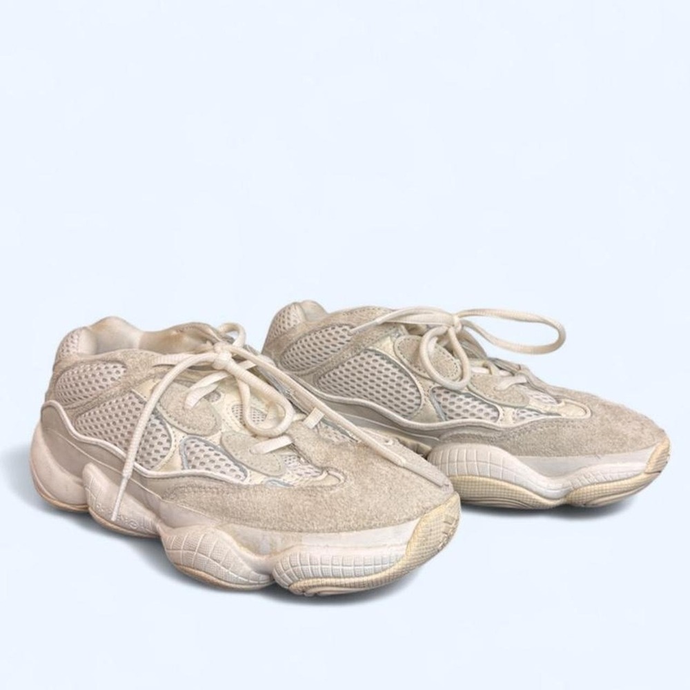 Adidas Yeezy 500 Bone White Sneakers Mens 4.5 Womens 6 ID5114